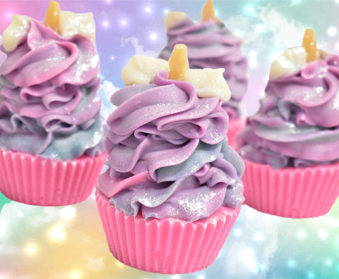 Unicorn Dreams Artisan Soap Cupcake